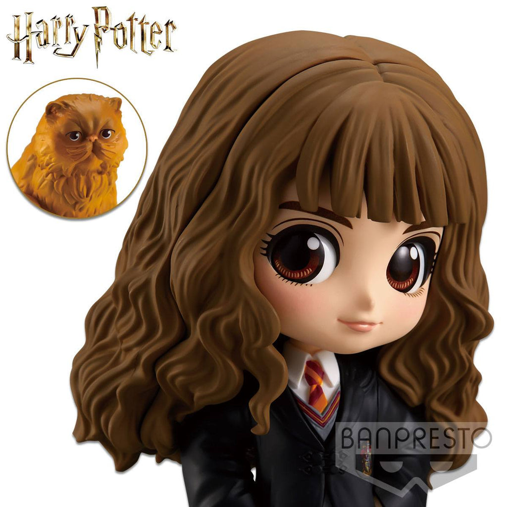 Q posket Hermione avec Pattenrond