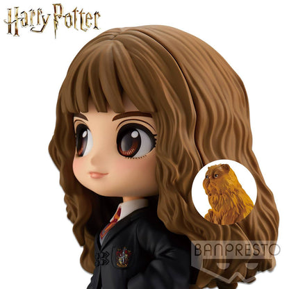 Q posket Hermione avec Pattenrond