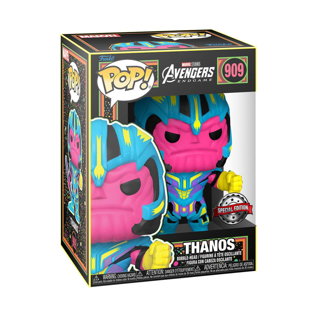pop tee thanos blacklight