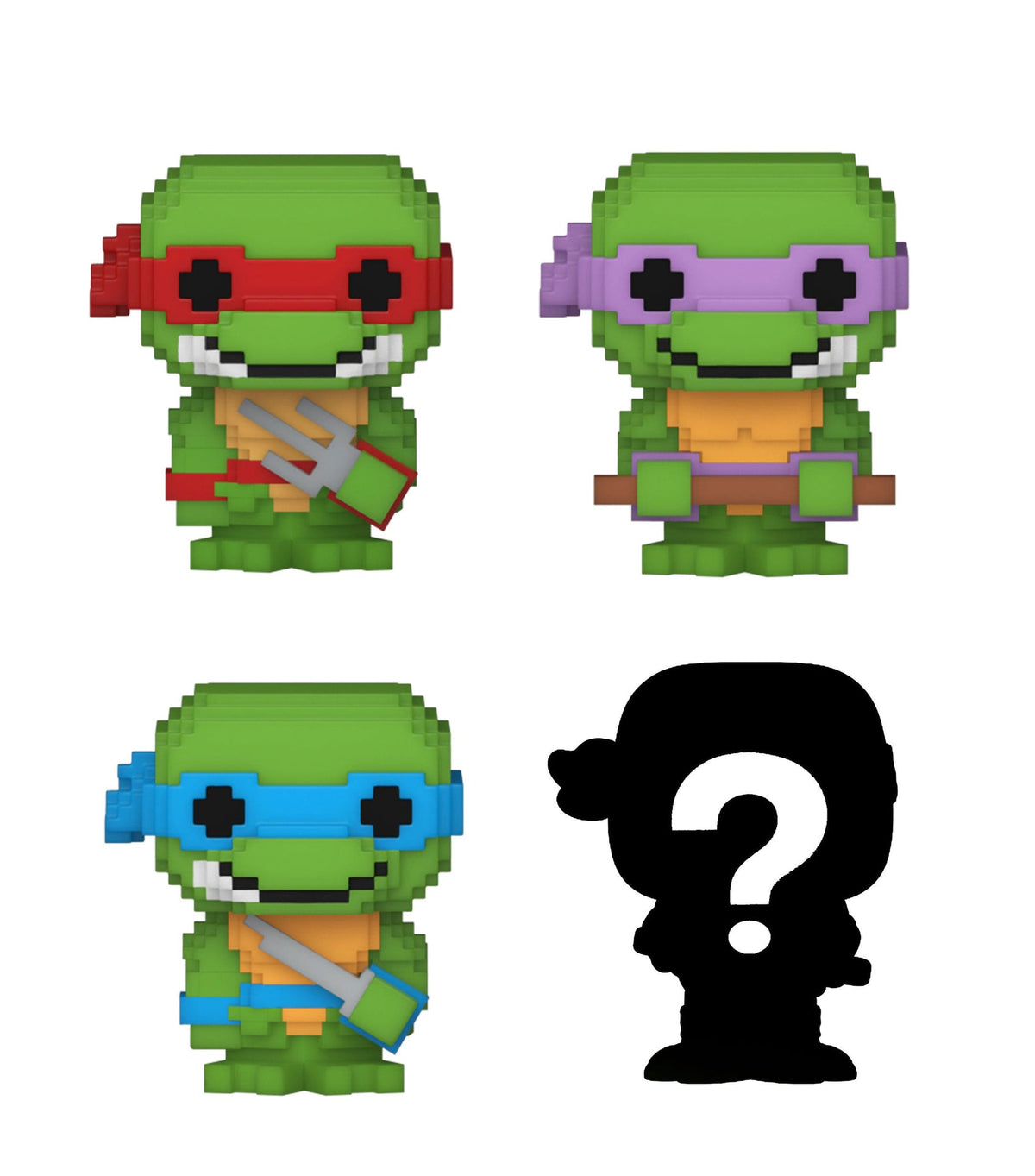 bitty pop teenage mutant ninja turtles 4 pack series 4