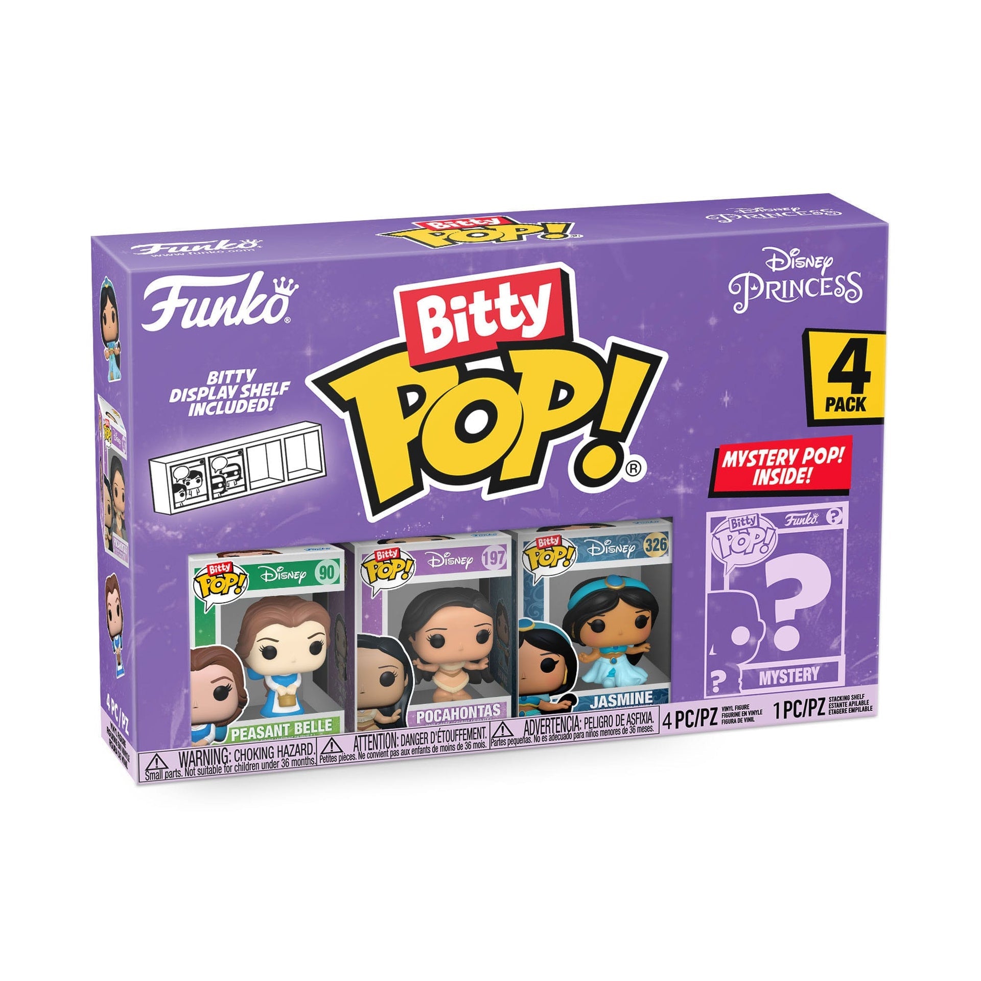 bitty pop disney princess 4 pack series 2