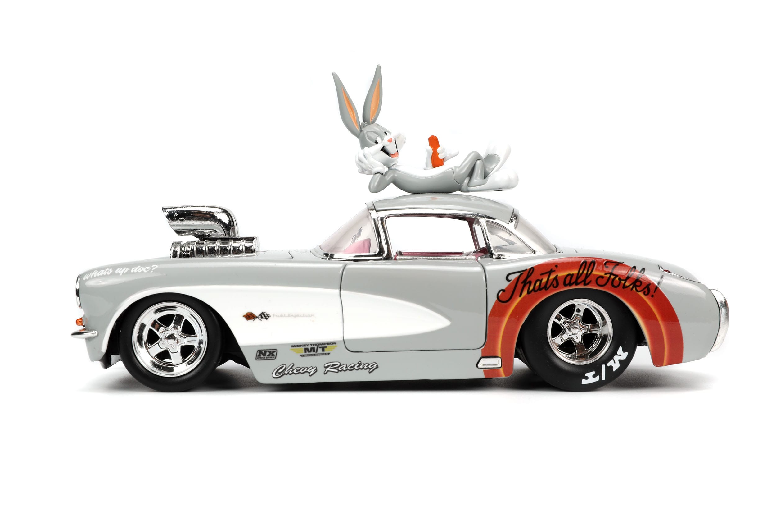 looney tunes 1967 chevy corvette 1 24 jada toys