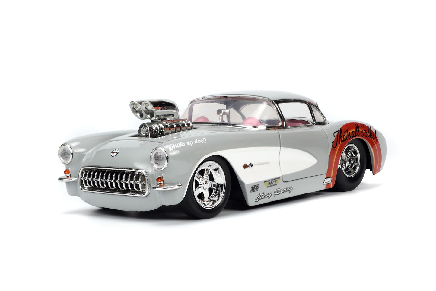 looney tunes 1967 chevy corvette 1 24 jada toys