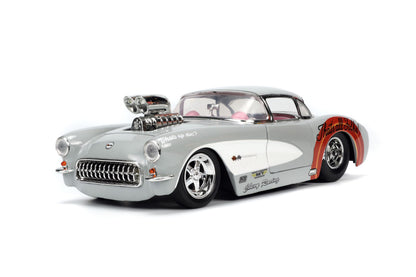 looney tunes 1967 chevy corvette 1 24 jada toys