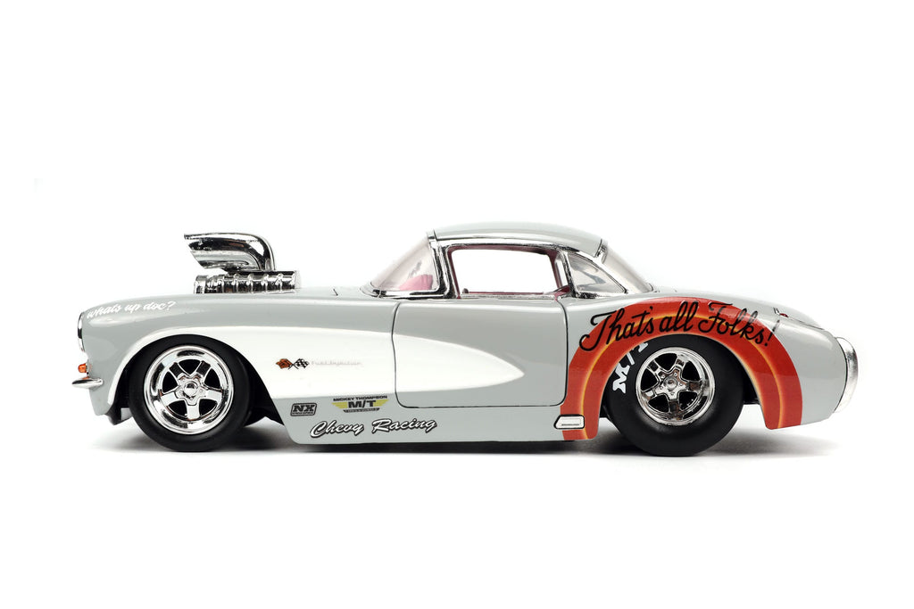 looney tunes 1967 chevy corvette 1 24 jada toys