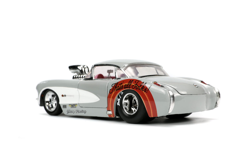 looney tunes 1967 chevy corvette 1 24 jada toys