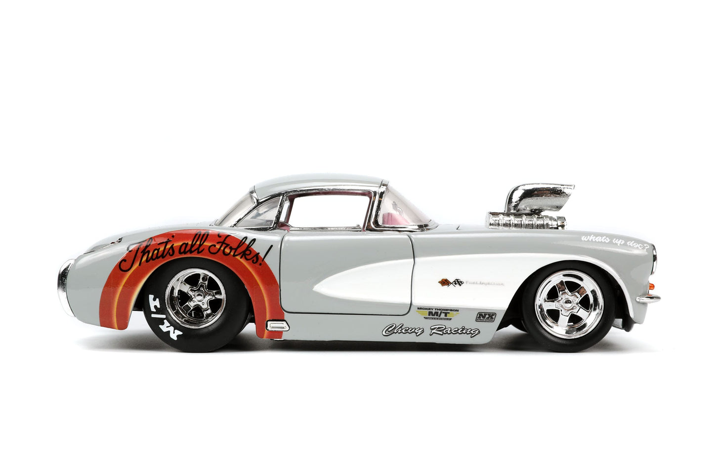 looney tunes 1967 chevy corvette 1 24 jada toys