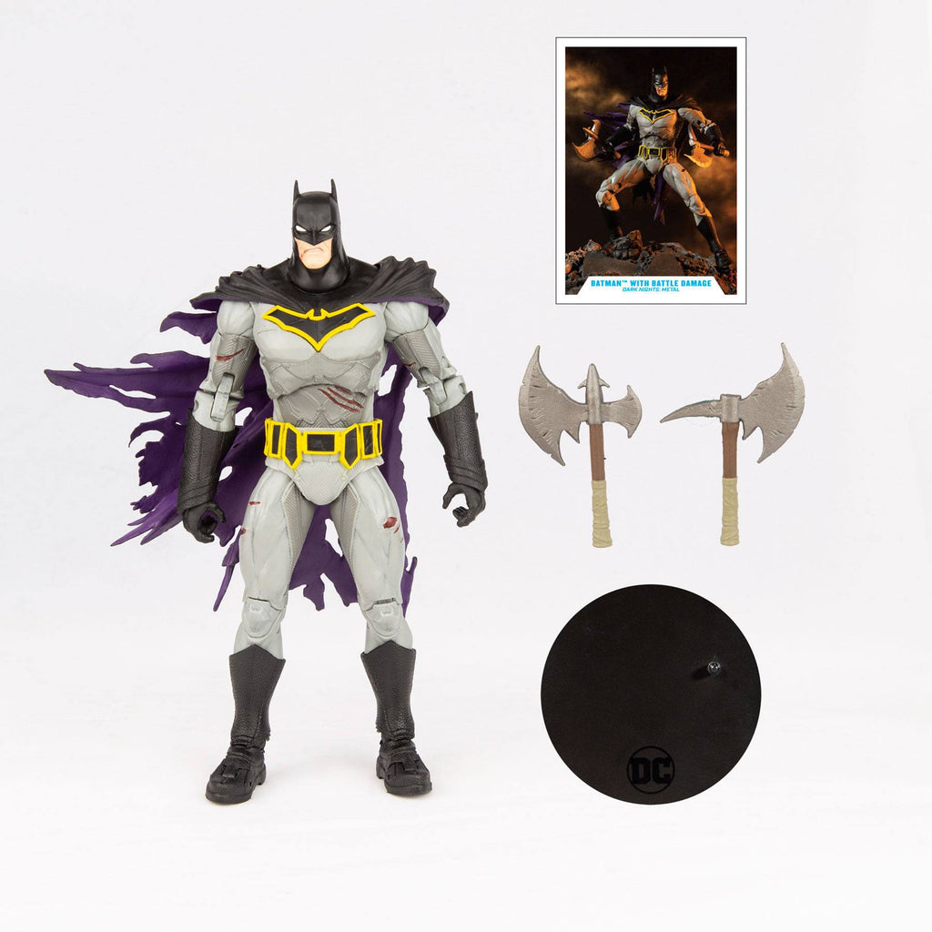 Batman avec Battle Damage (Dark Knights: Metal)