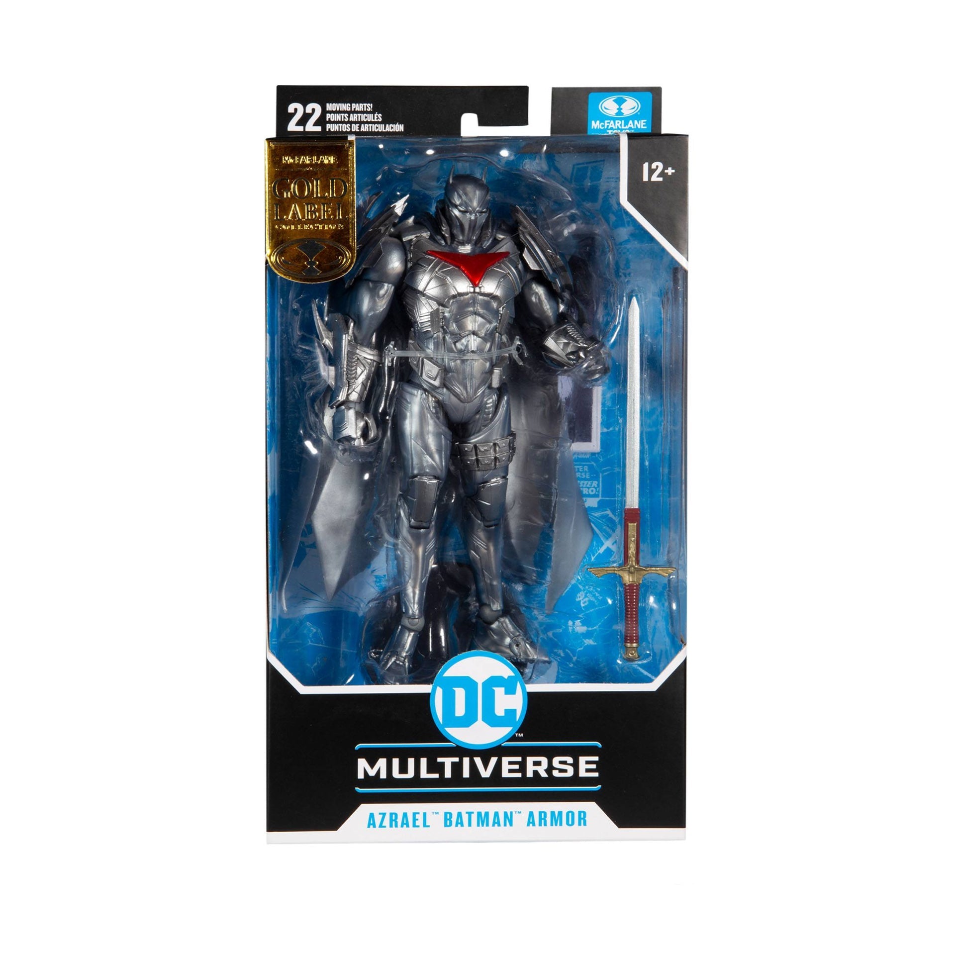 azrael™ batman™ armor gold label mcfarlane toys