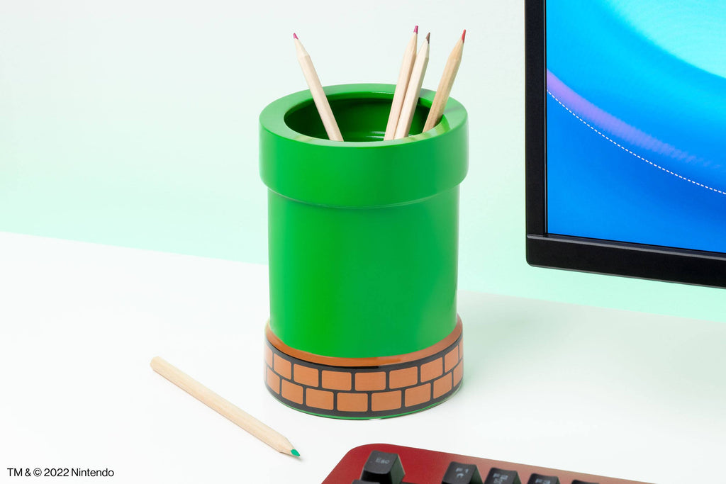 Pot à Plantes et à Stylos Super Mario - Tuyau – vue 6