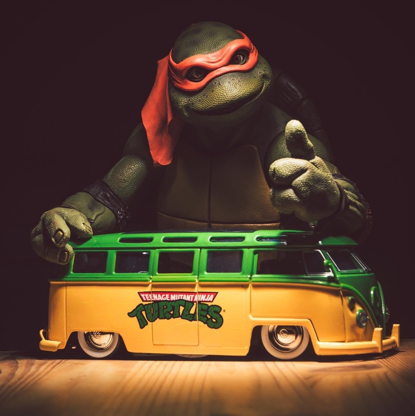 turtles 1962 vw bus 1 24 jada toys