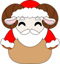 Rammie Santa & Bag (1ft)