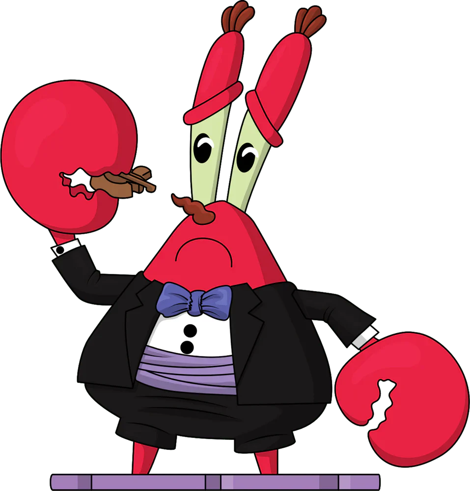 bob leponge vinyl figurine mr krabs and the smallest violin youtooz