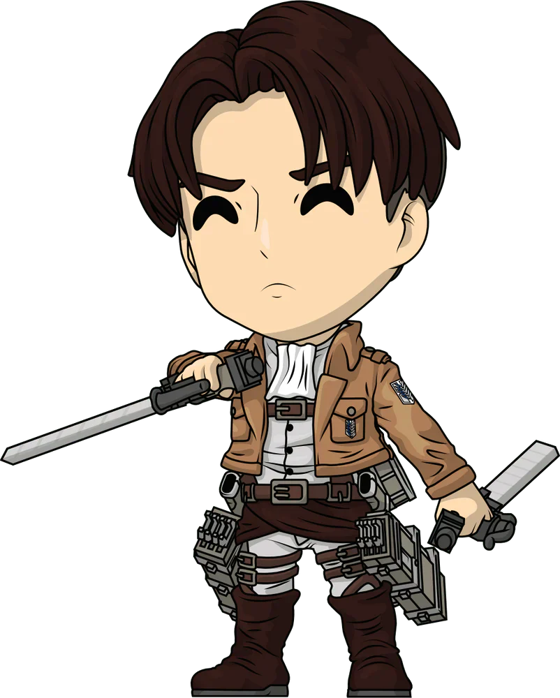 attack on titan vinyl figurine levi youtooz