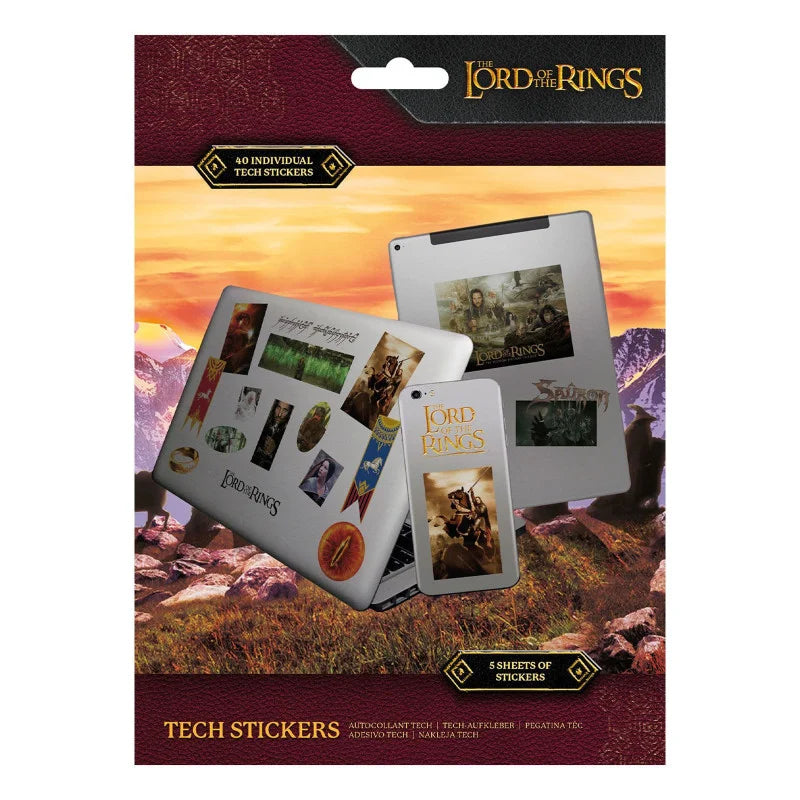 Tech Stickers Pack Le Seigneur des Anneaux