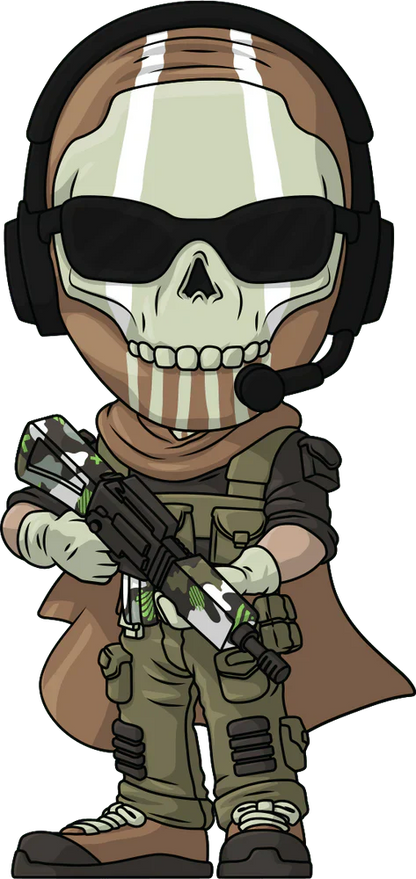 call of duty modern warfare 2 vinyl figurine ghost youtooz