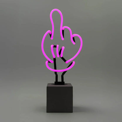 Lampe Néon Main "Fuck"