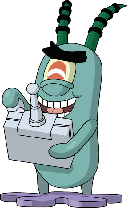 bob leponge vinyl figurine plankton youtooz viacom nickelodeon