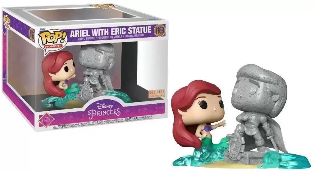 pop moment ariel with eric statue 1169