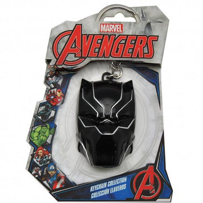 porte-cles-masque-black-panther-3d