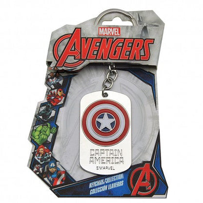 porte-cles-plaque-captain-america-3d