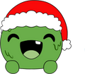 Santa Slimecicle Stickie (6in)