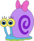Snellie Snail Stickie (6in)