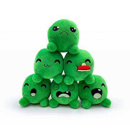 Confused Slimecicle Stickie (6in)