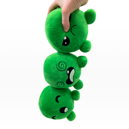 Confused Slimecicle Stickie (6in)