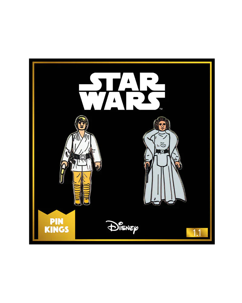 Pin's Star Wars Set 1.1 - Luke Skywalker et Princesse Leia