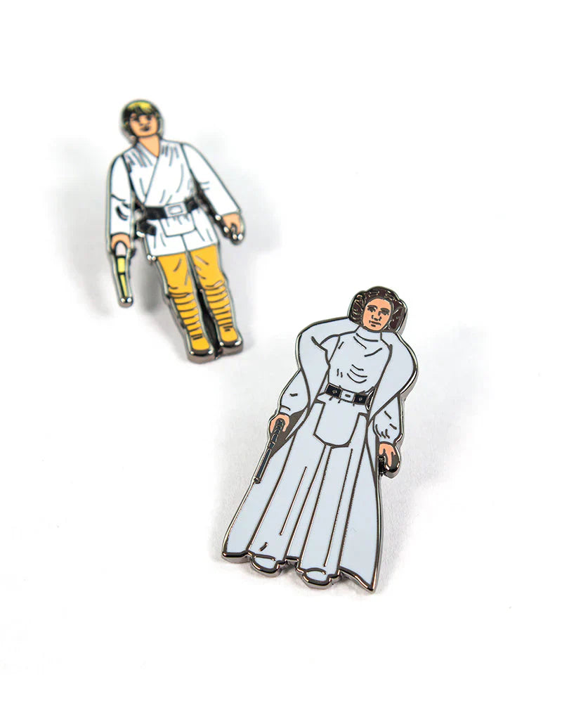 Pin's Star Wars Set 1.1 - Luke Skywalker et Princesse Leia