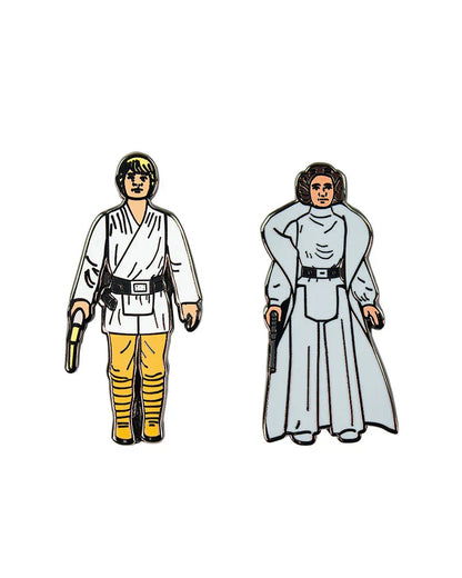 Pin's Star Wars Set 1.1 - Luke Skywalker et Princesse Leia