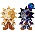 Sun and Moon Plush (1ft)