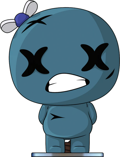 the binding of isaac vinyl figurine blue baby youtooz