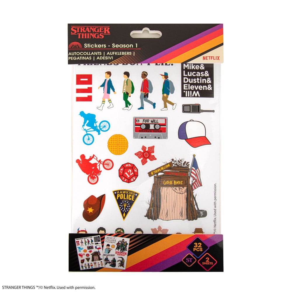 Stickers Stranger Things - Saison 1