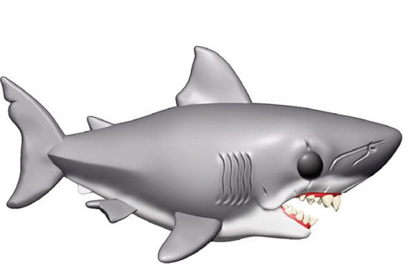 pop super great white shark 758