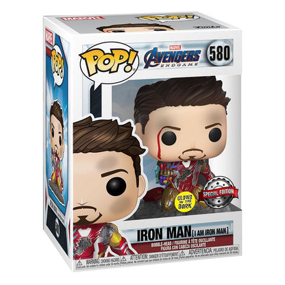 pop iron man i am iron man glow 580