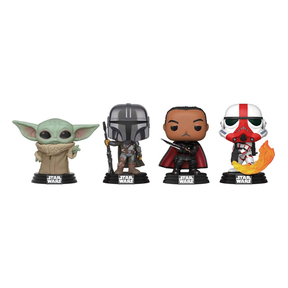 Funko Pack 4 figurines Star Wars : Mandalorian Holiday
