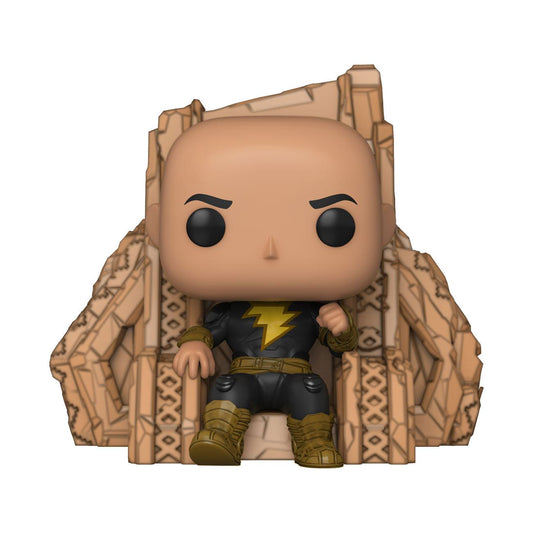 black adam funko pop deluxe black adam on throne
