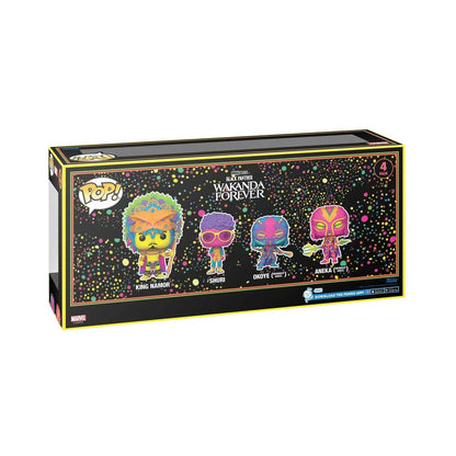 pop black panther wakanda forever 4 pack se