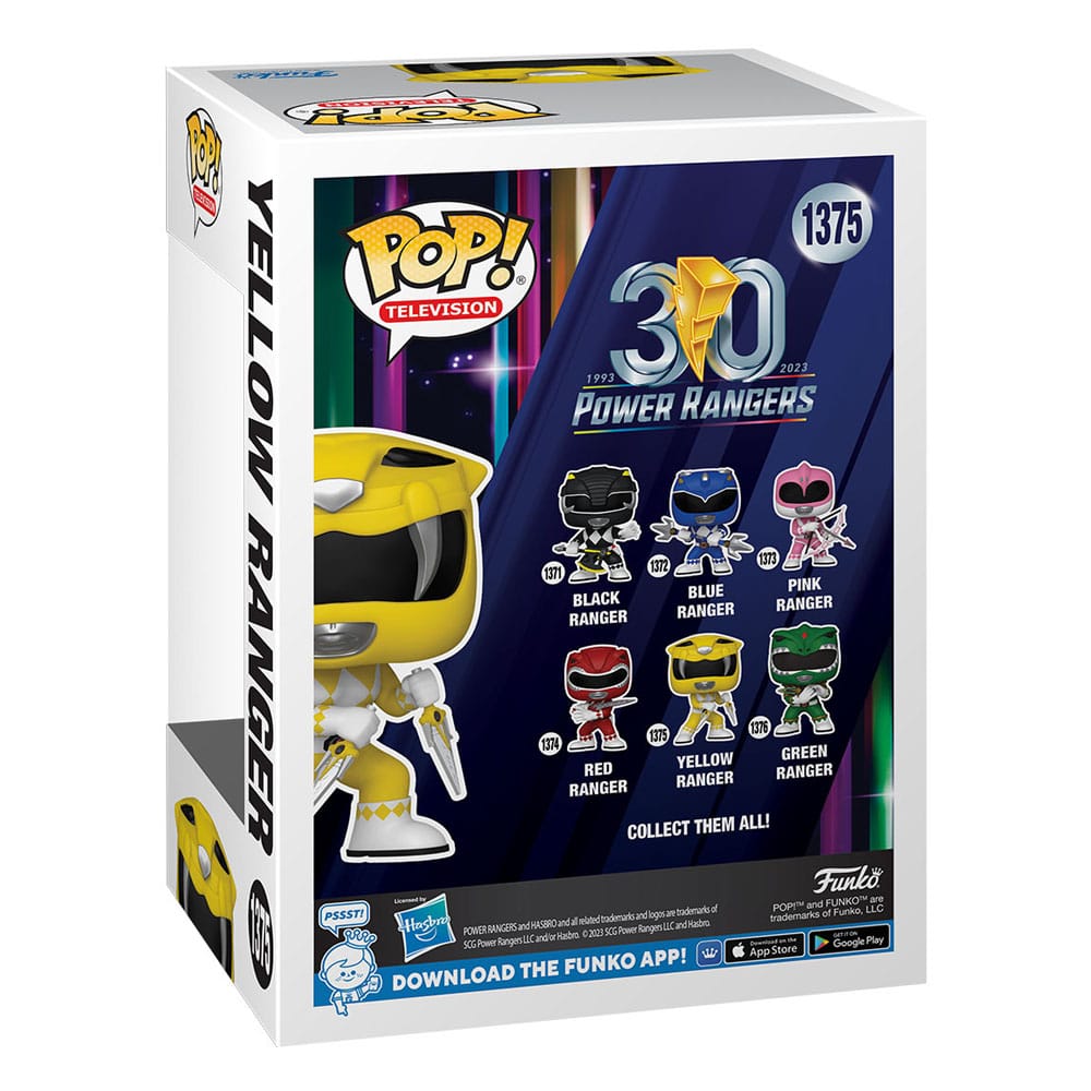 pop yellow ranger 30th anniversary 1375