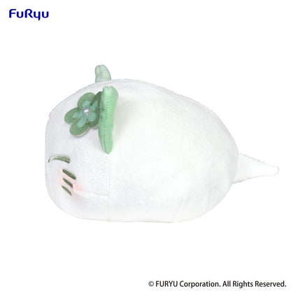 nemuneko-cat-peluche-green-18-cm