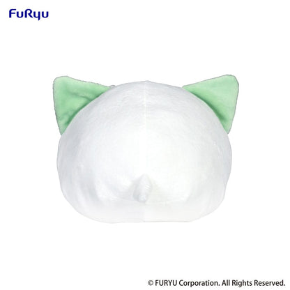 nemuneko-cat-peluche-green-18-cm
