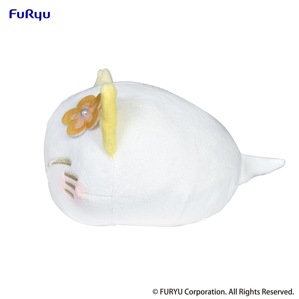 nemuneko-cat-peluche-yellow-18-cm