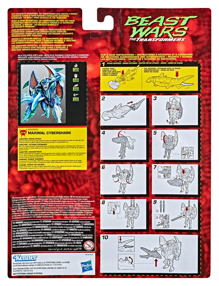 Transformers Kenner Deluxe Maximal Cybershark