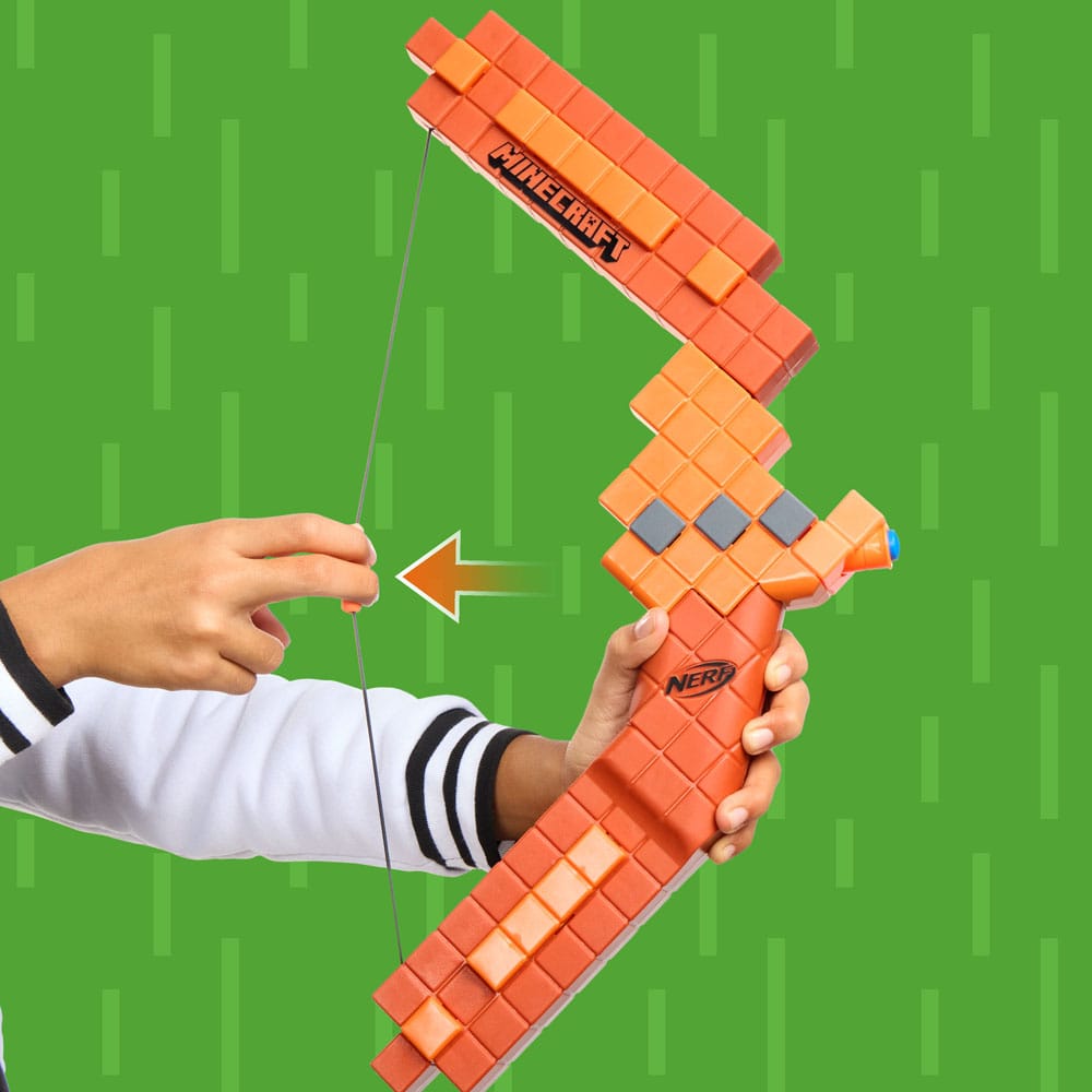 nerf arc lance flechettes minecraft hasbro