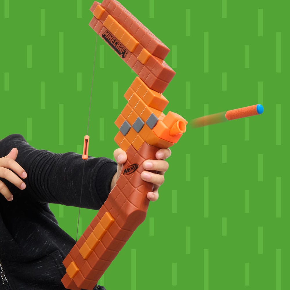nerf arc lance flechettes minecraft hasbro