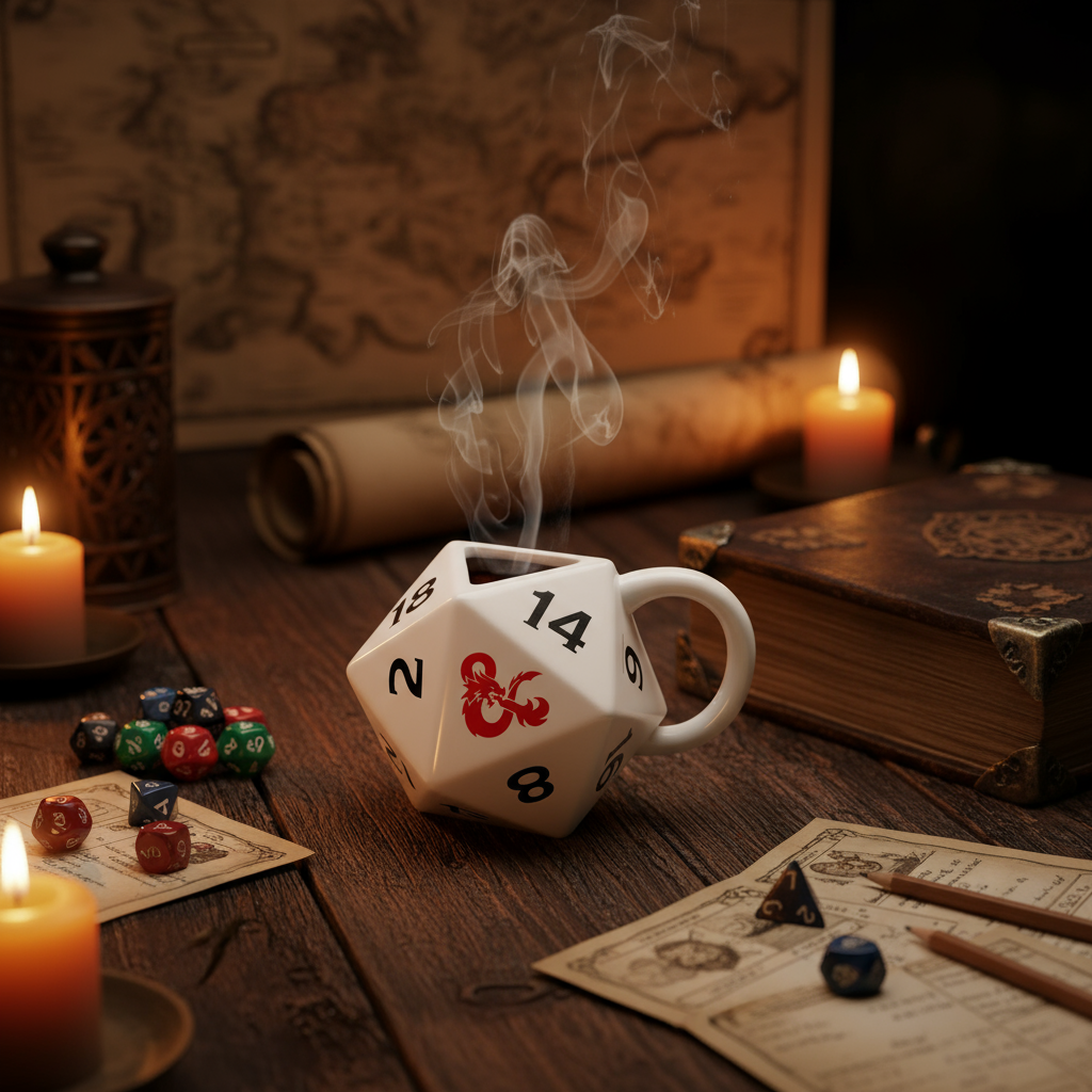 Mug 3D Donjons et Dragons - Dé