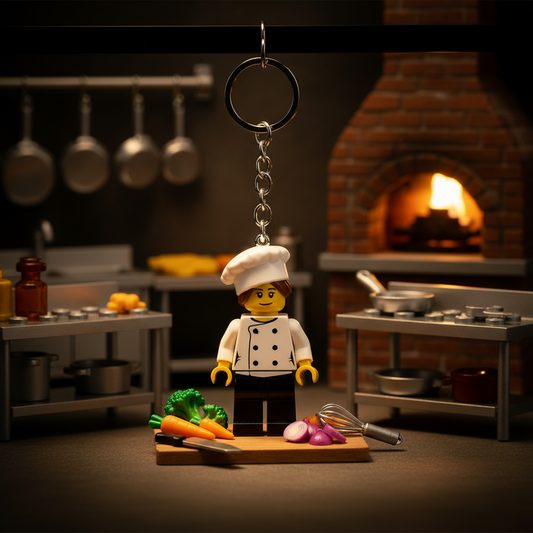 Porte-clés lumineux LEGO - Cheffe