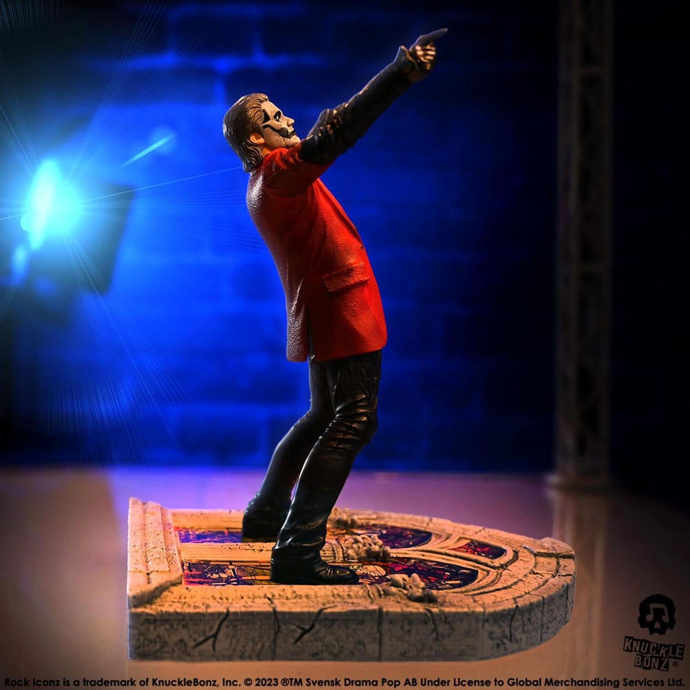 Statuette Papa Emeritus IV (Red Jacket) - Rock Iconz - PRECOMMANDE*